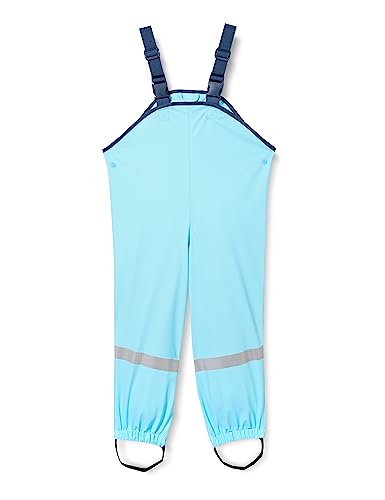 Playshoes Wodoodporne spodnie przeciwdeszczowe dla dzieci, uniseks, turkusowy, 80