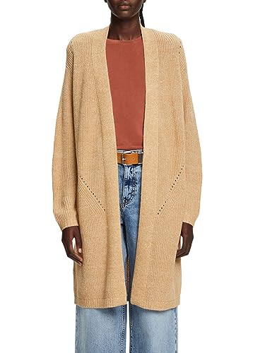 ESPRIT Damski kardigan z dzianiny, 289 / piasek 5, M
