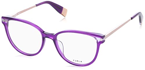 Furla VFU580 Okulary, Shiny TRANSP.Dark Violet, 52 damskie, Shiny Transp.dark Violet, 52