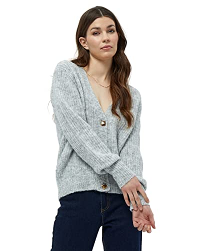 Peppercorn Damski kardigan Geannie 3, jasnoszary melanż, M