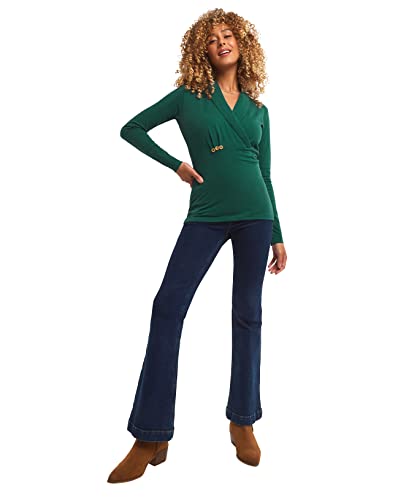 Joe Browns Damska koszula z guzikami w stylu vintage, turkusowa, 6, Niebieskozielony, 32