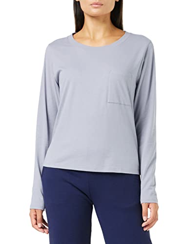 Triumph Women's Mix & Match LSL TOP Chest Pocket 01 górna część piżamowa, Morandi Grey, 44