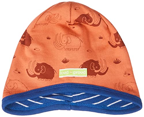 loud + proud Czapka dziecięca unisex, certyfikat GOTS, Cinnamon, 74/80