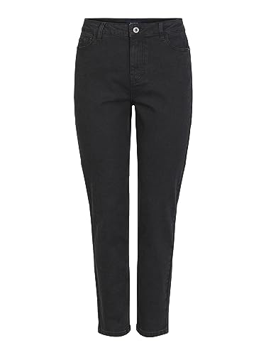 PIECES dżinsy damskie, czarny denim, M