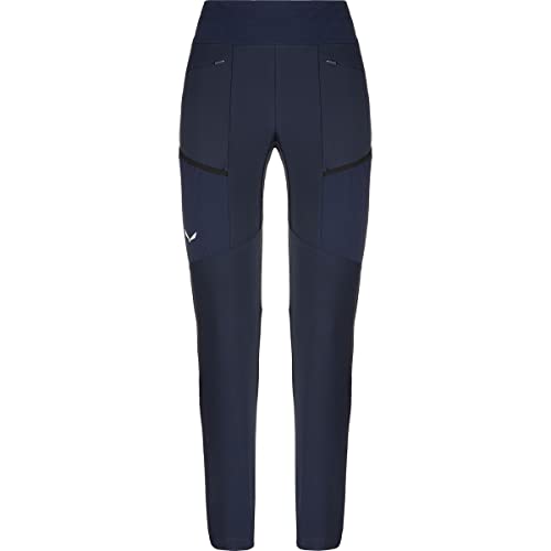 Salewa Damskie legginsy bojowe Puez DST W Warm Cargo, granatowe, 44 (DE), granatowy blezer, 44