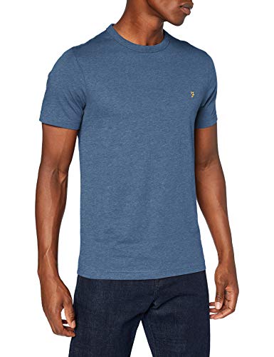 FARAH® koszulka męska danny, 421 Dark Denim Marl, S