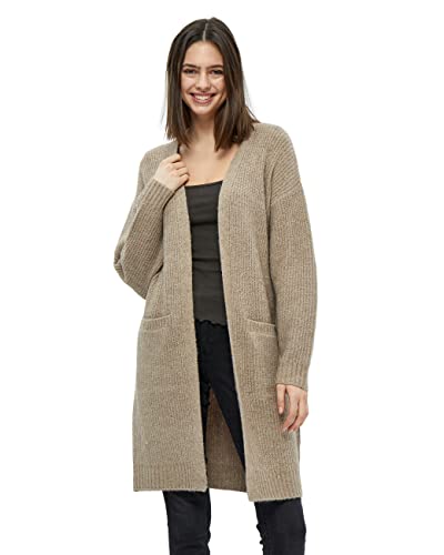 Desires Damski długi kardigan Jelva, Cobblestone Melange, S