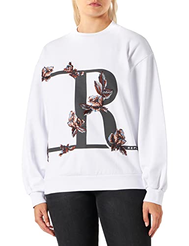 Replay Bluza damska, 001 White, S