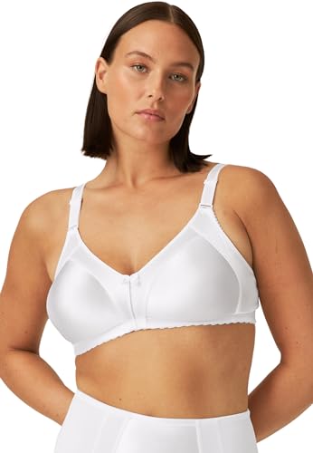 Naturana Damski biustonosz minimalizujący, biały, 85G