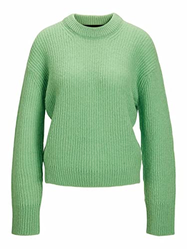 JJXX JJXX JXEMBER LS Fluffy Solid CNECK Knit Noos sweter damski, Absinthe Green, L