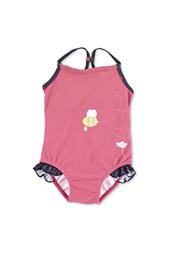 Sterntaler Unisex dziecięcy kostium kąpielowy dla dziewczynek Pszczoła ochrona UV 50+ koralowy, 116, koralowy, 116 cm