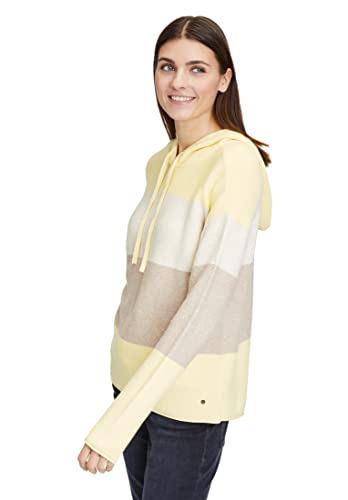 Betty & Co Damski sweter z dzianiny Calais krótki rękaw 1/1, żółty kolor, 36, żółty, 36