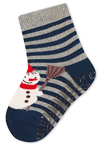 Sterntaler Unisex Baby FLI Soft skarpety dziecięce na Boże Narodzenie, morski, 24 EU