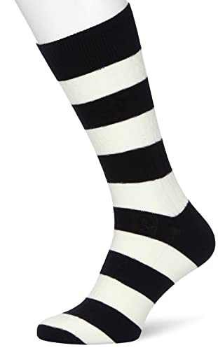 GANT Męskie skarpety D1. Cable Barstripe, czarne, 43-45