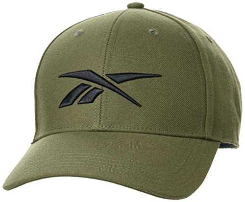 Reebok United by Fitness czapka z daszkiem, Zielony wojskowy, M