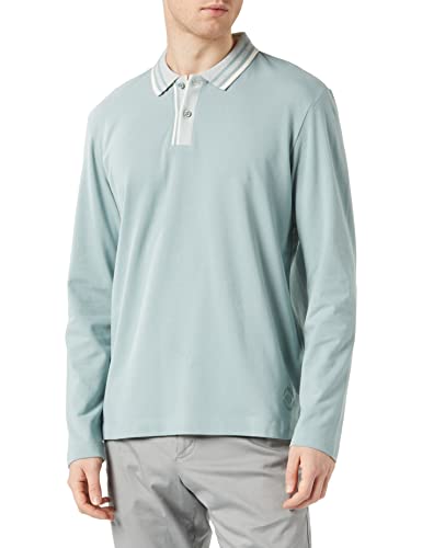 TOM TAILOR Męska koszulka polo 1035548, 28129-Light Ice Blue, M, 28129 - Light Ice Blue, M