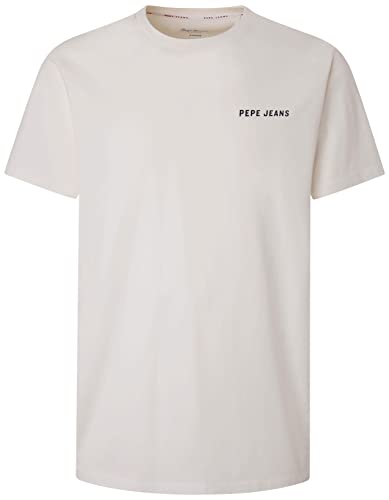 Pepe Jeans Koszulka męska Rakee, biały, XXL