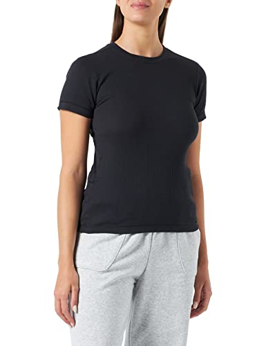 Champion Damska koszulka Rochester 1919 z logo Crewneck Slim S-s, czarna, rozmiar M, czarny, M