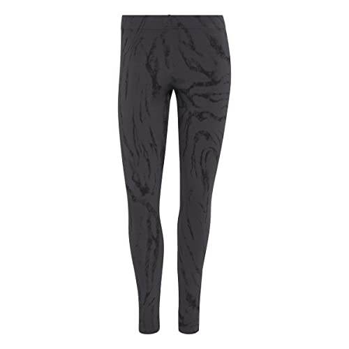 adidas Damskie legginsy W Fi GFX Q3, węglowe, XL, czarny (Kohle), XL