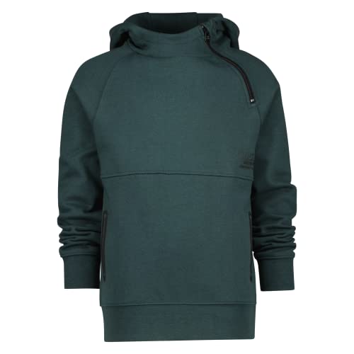 Vingino Chłopięca bluza z kapturem Nafaso, khaki-zielony (Oil Green), 140