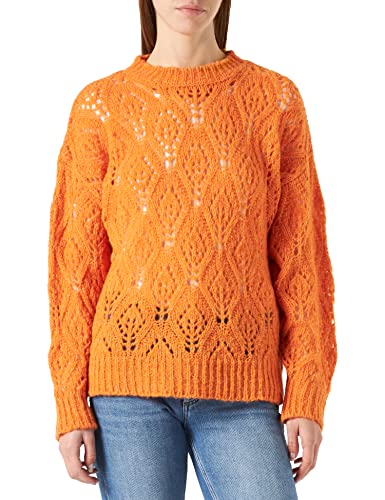 United Colors of Benetton Koszulka damska G/C M/L 1168d1034 sweter, pomarańczowy 8d4, XS