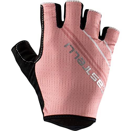 CASTELLI Damskie rękawiczki DOLCISSIMA 2 W, różowe/ciemnobiałe, rozmiar XL, różowy/ciemny roush-white, XL