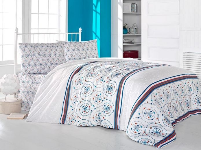 Brielle Pościel bawełniana Fancy Blue