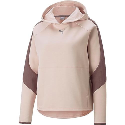 PUMA Damska bluza z kapturem Evostripe z kapturem, różowy kwarc, M, Kwarc różany, M