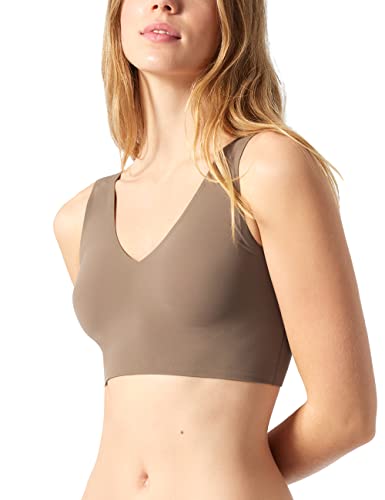 Schiesser Damski 176929 Biustonosz Sportowy, Piaskowy, S
