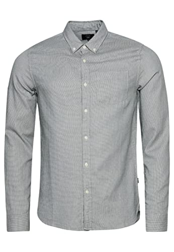 Superdry Koszula męska z długim rękawem, Las Olive, XXL