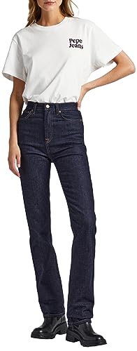 Pepe Jeans Jeansy damskie Cleo Raw, Niebieski (denim), 34W / 34L