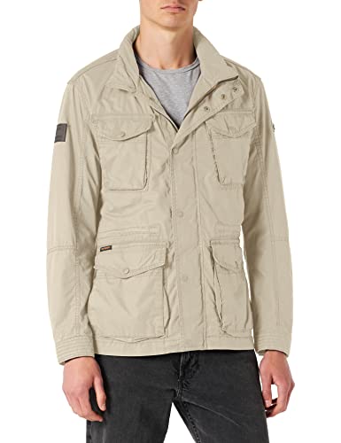 camel active Kurtka męska, Beżowy (beżowy 10), 3XL/rozmiar producenta: 29