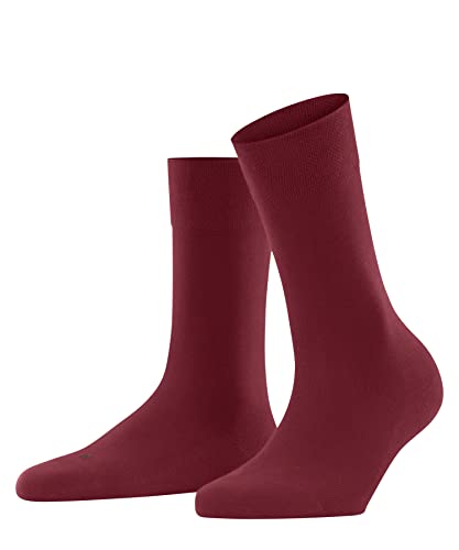 FALKE Kobiety Skarpety Sensitive London W SO Zrównoważona Bawełna bezuciskowe 1 Para, Czerwony (Scarlet 8228), 39-42