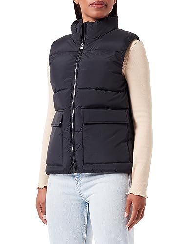 Champion Legacy Odkryty W-Crickle Nylon S-l High-Neck Kamizelka Kobiety, Czarny, L