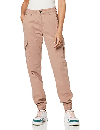 Urban Classics Damskie spodnie cargo z wysokim stanem Spodnie Kobiety , Duskrose , 30