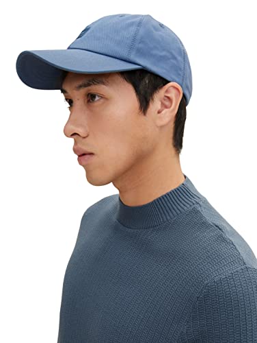 TOM TAILOR Męskie Czapka z logo 1032918, 10877 - China Blue, ONESIZE