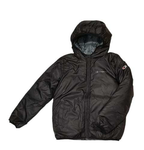 Champion Legacy Legacy Odkryty B - Light WR Reversible Kurtka, Czarny/Zielony BLG, 15-16 lat Dziecko FW23, Nero/Verde BLG