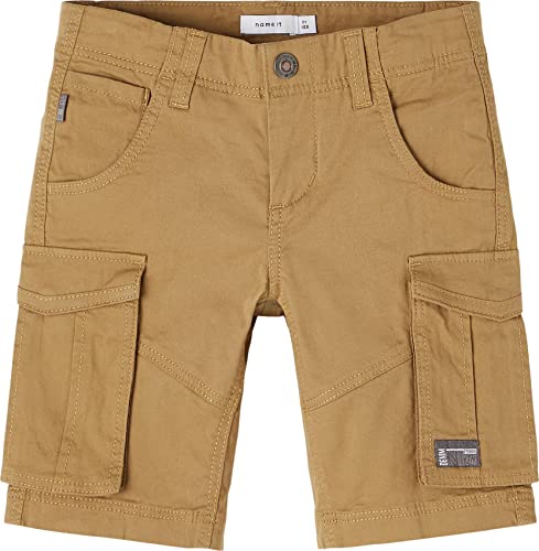 Name It Chłopięce Nkmryan Twibamgo Cargo L szorty Noos, Kelp, 122