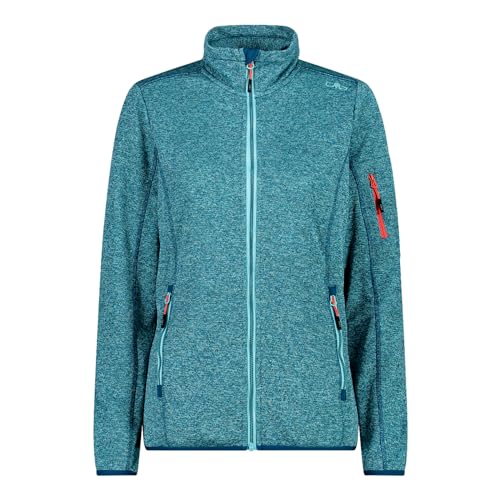 CMP Damska kurtka Giacca Knit Donna z dzianiny, Acqua-Darker, 40