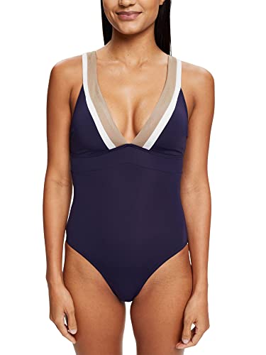 ESPRIT Bodywear damski kostium kąpielowy Tayrona Beach RCSpad, granatowy, 44 (DE), grantowy, 44