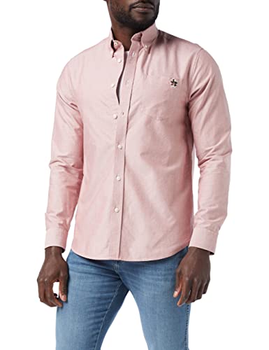 Ted Baker Męska koszula MMA-Caplet-LS Oxford, guzik, pomarańczowy, 3 (UKM)