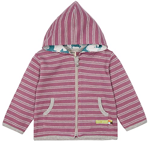 loud + proud Dziewczęce pierścionki, kurtka z certyfikatem GOTS, grafitowa, 62/68