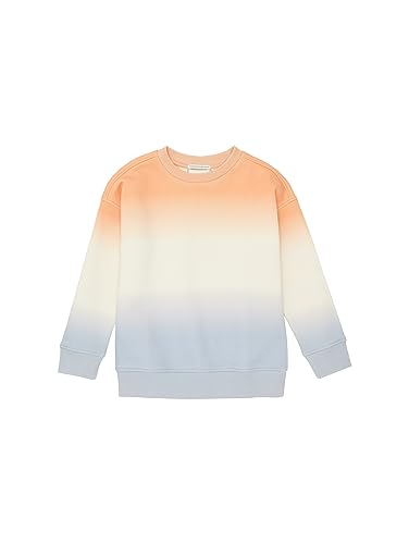 TOM TAILOR Bluza dziecięca dla chłopców, 32589 - fioletowy pomarańczowy wzór gradientowy, 104-110