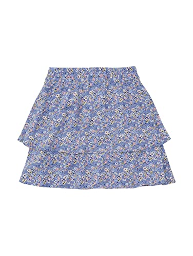 TOM TAILOR Dziewczęta Spódnica dziecięca z falbaną 1033224, 30380 - Tiny Flower Allover Print, 128-134
