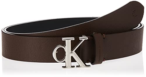 Calvin Klein Pasek męski, Gorzki brąz, 90