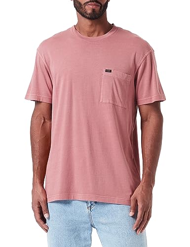 Lee Koszulka męska typu t-shirt, z kieszeniami typu t-shirt, Rosa, S