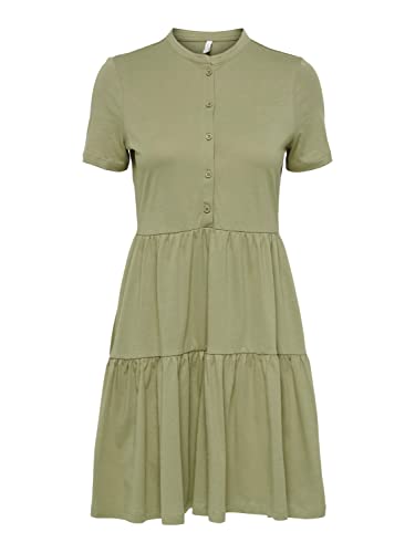 ONLY Women's ONLMAY S/S Placket Dress Box JRS, sukienka, Mermaid, M, Mermaid, M