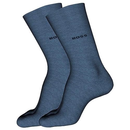 BOSS Męskie skarpety regularne (2 sztuki), Open Blue468, 39-42 EU