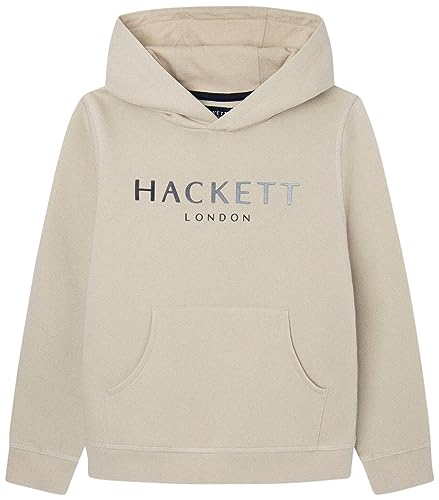 Hackett London Chłopięca bluza z kapturem Hackett, Zielony (brzoza), 5 Lat