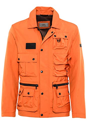 camel active Kurtka męska z naszytymi kieszeniami, Pomarańczowy (Orange 56), 56